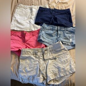 Bundle of shorts and skirt